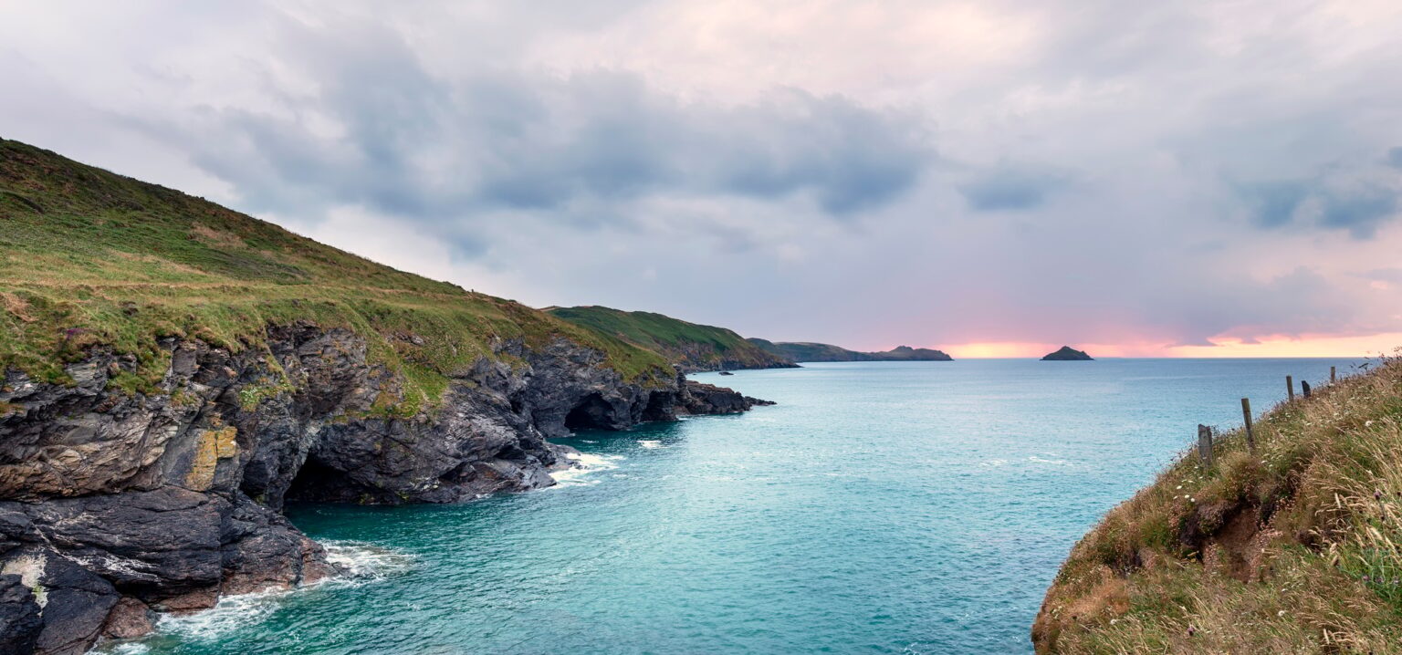 Cornish coastline near holiday homes supported by South West PCM